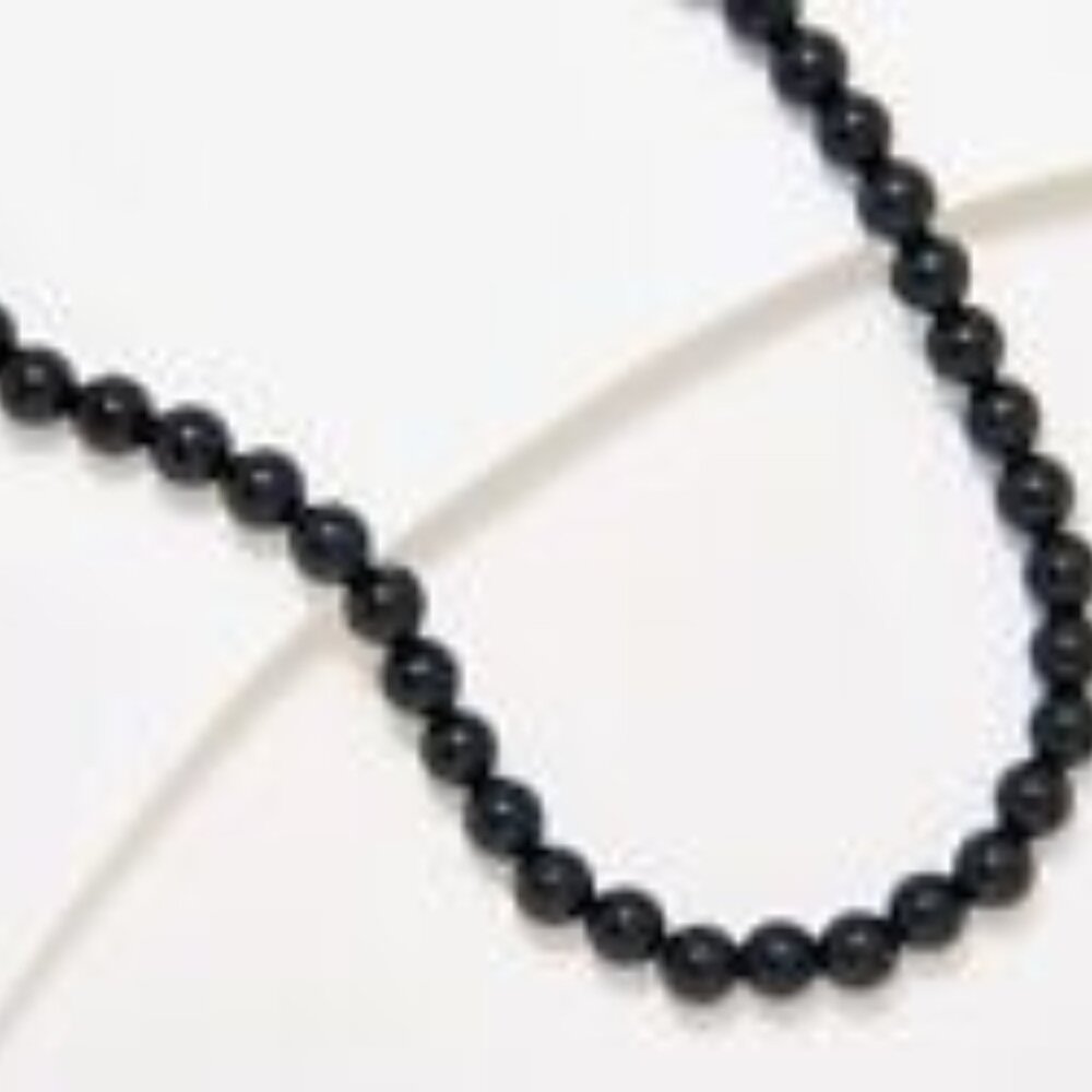 Affinity Gems Opaque Round Gemstone Beaded Necklace